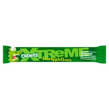 CHEWITS اكستريم تفاح حامض 34 جم