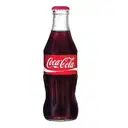 COCA COLA GLASS BOTTLE – image 1