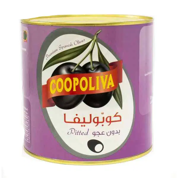 COOPOLIVA PITTED BLACK OLIVES