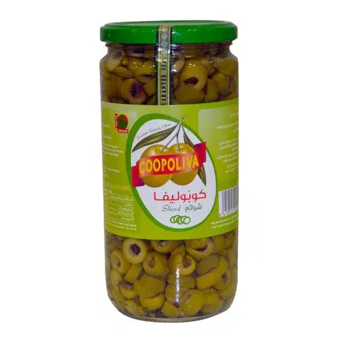 COOPOLIVA SLICED GREEN OLIVES