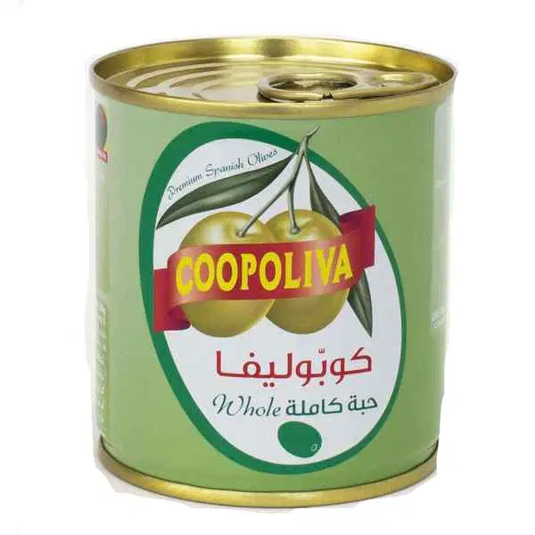 COOPOLIVA WHOLE GREEN OLIVES