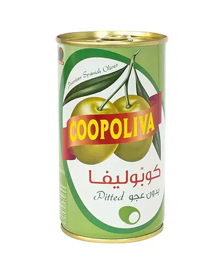 COOPOLIVA PITTED GREEN OLIVES