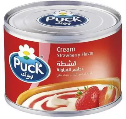 CREAM PUCK STRAWBERRY