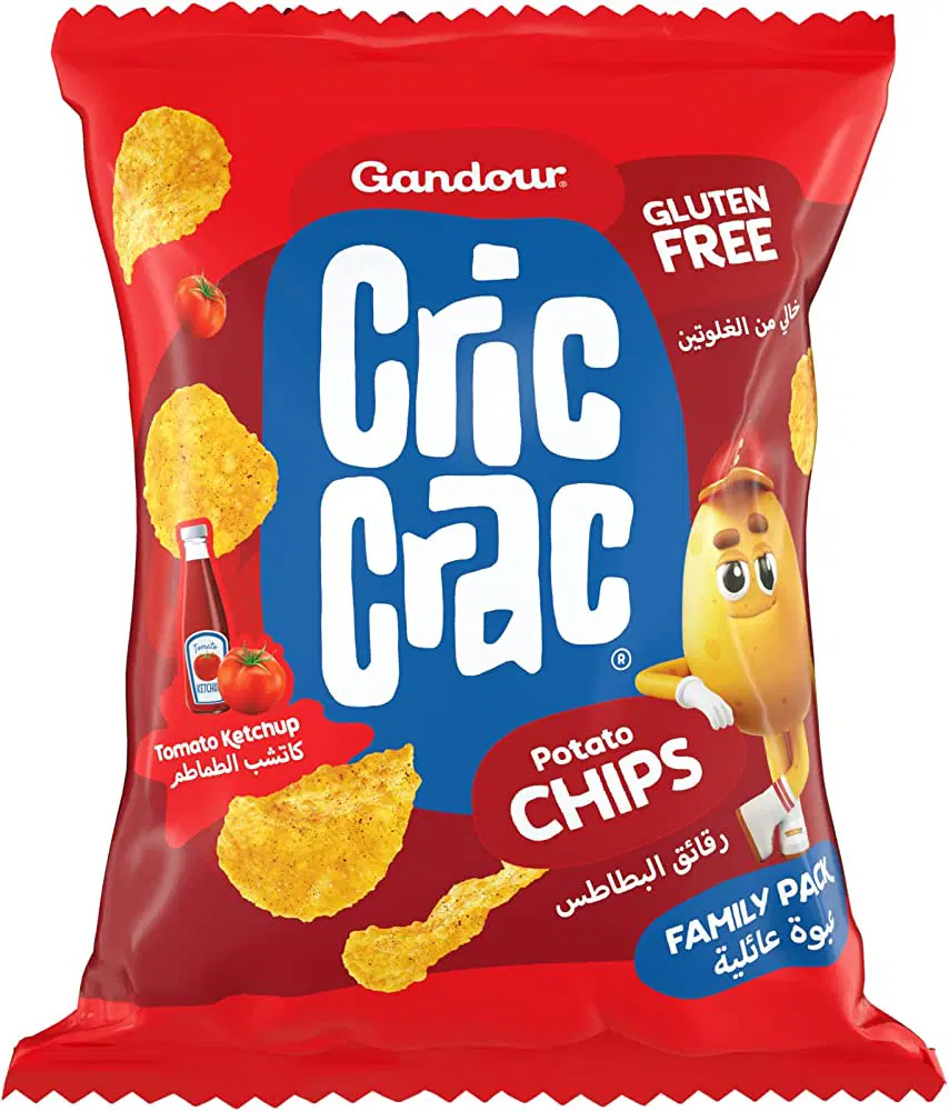 CRIC CRAC POTATO CHIPS KETCHUP