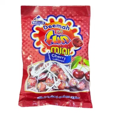 DEEMAH FUN CHERRY LOLLIPOPS