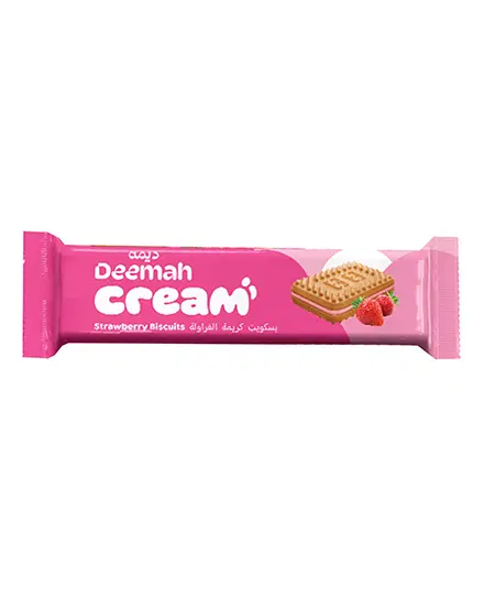 DEEMAH STRAWBERRY CREAM BISCUITS