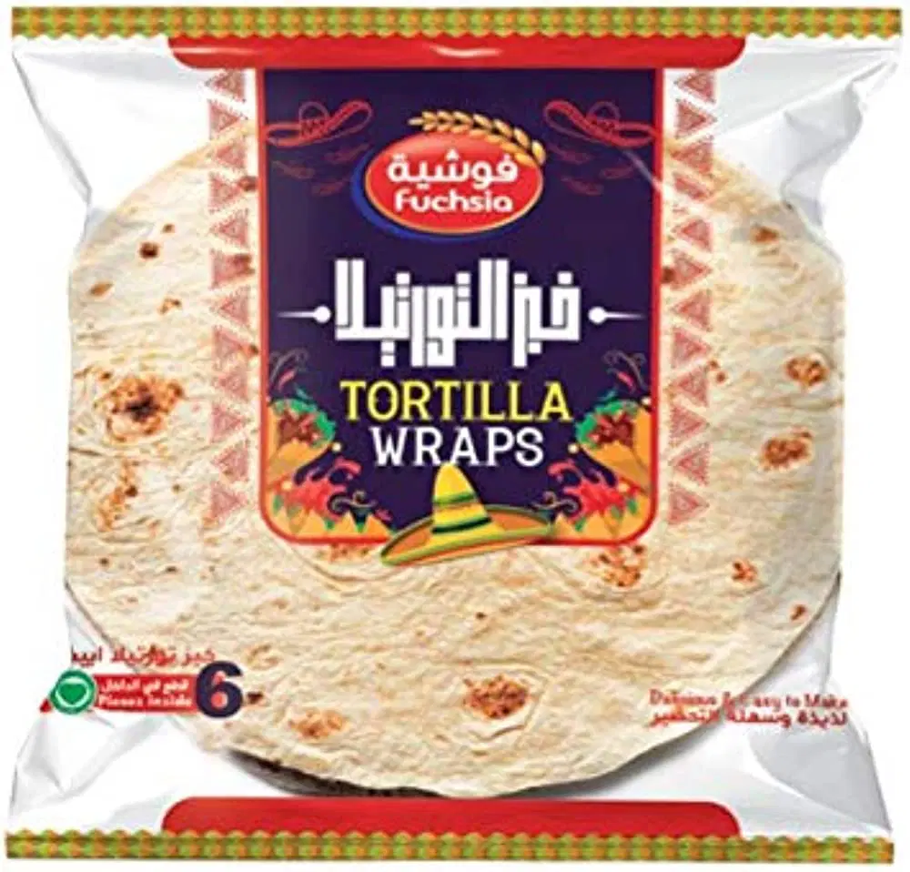 فوشيا تورتيلا راب أبيض 250 جم