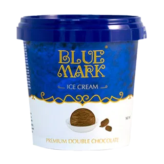 ICE CREAM BLUE MARK DOUBLE CHOCOLATE