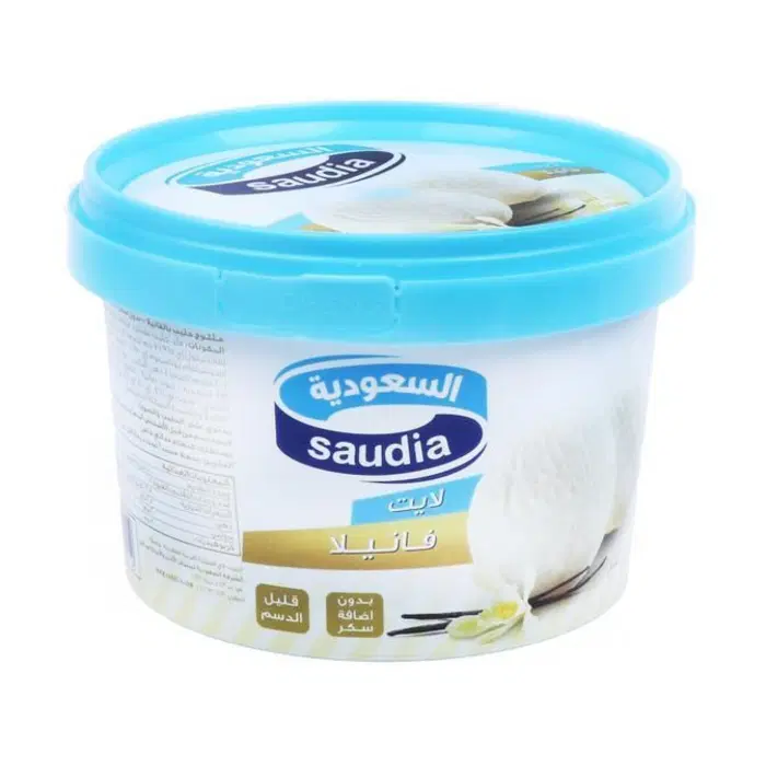 ICE CREAM SAUDIA LITE VANILLA