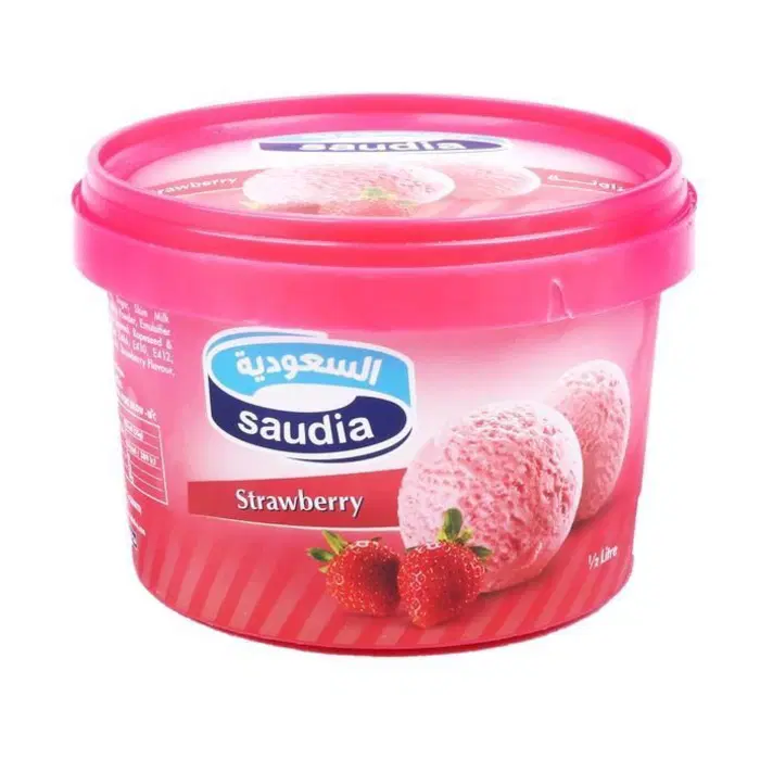 ICE CREAM SAUDIA STRAWBERRY
