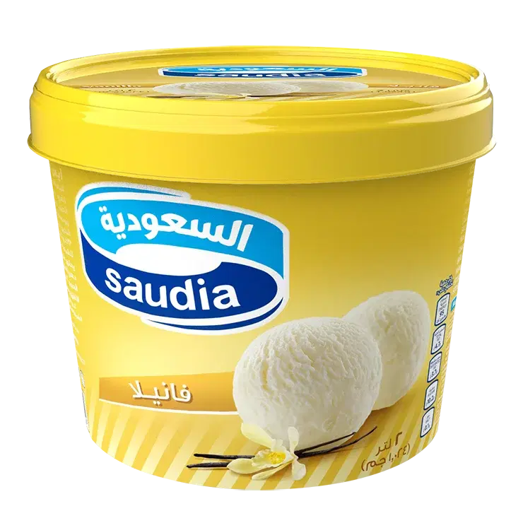 ICE CREAM SAUDIA VANILLA