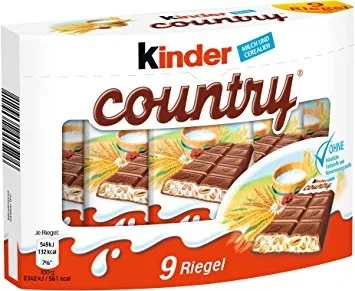 KINDER COUNTRY MILK 9 PCS