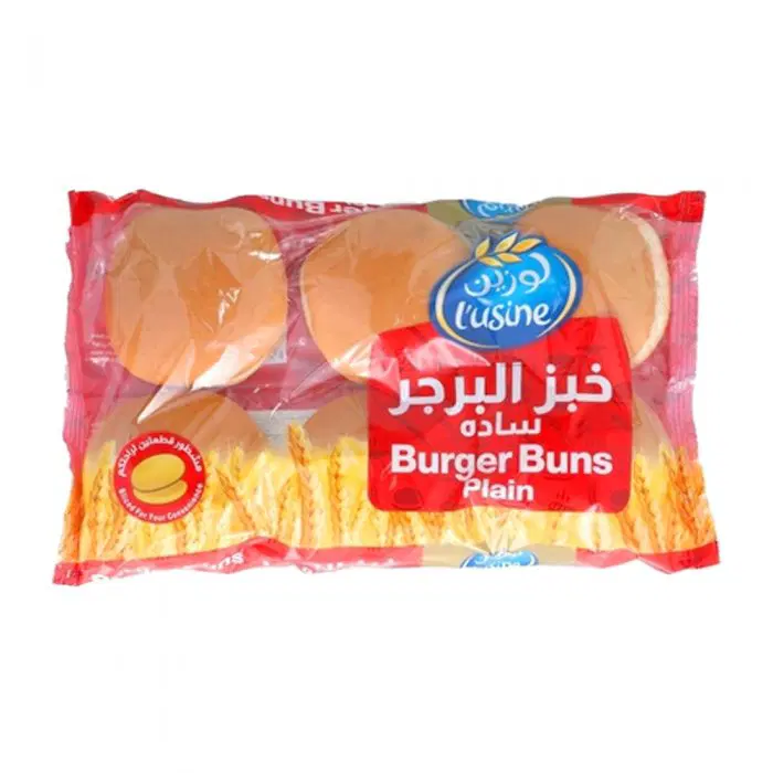 LUSINE BURGER BUNS PLAIN