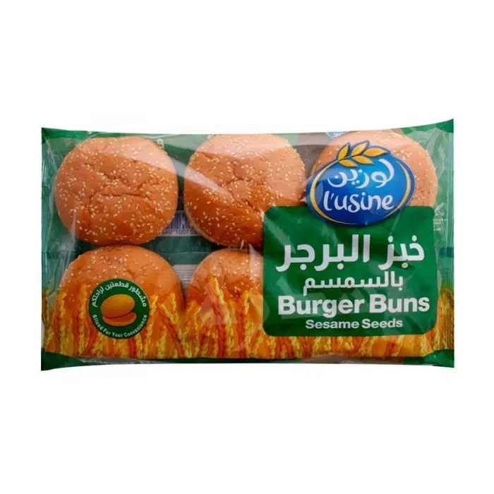 LUSINE BURGER BUNS SESAME SEEDS