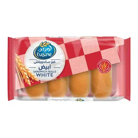 LUSINE SANDWICH ROLLS WHITE