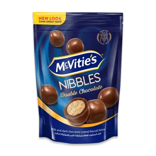 MCVITIES NIBBLES DOUBLE CHOCOLATE