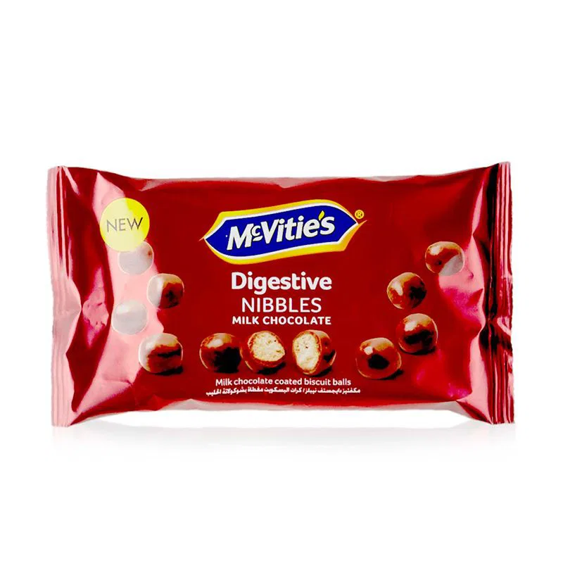 MCVITIES NIBBLES MILK CHOCOLATE