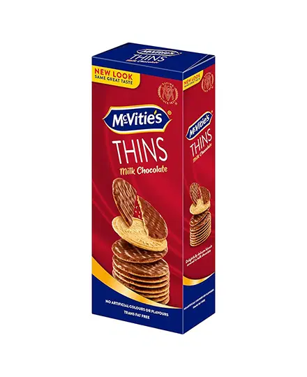 MCVITIES DIGESTIVE THINS MILK CHOCOLATE