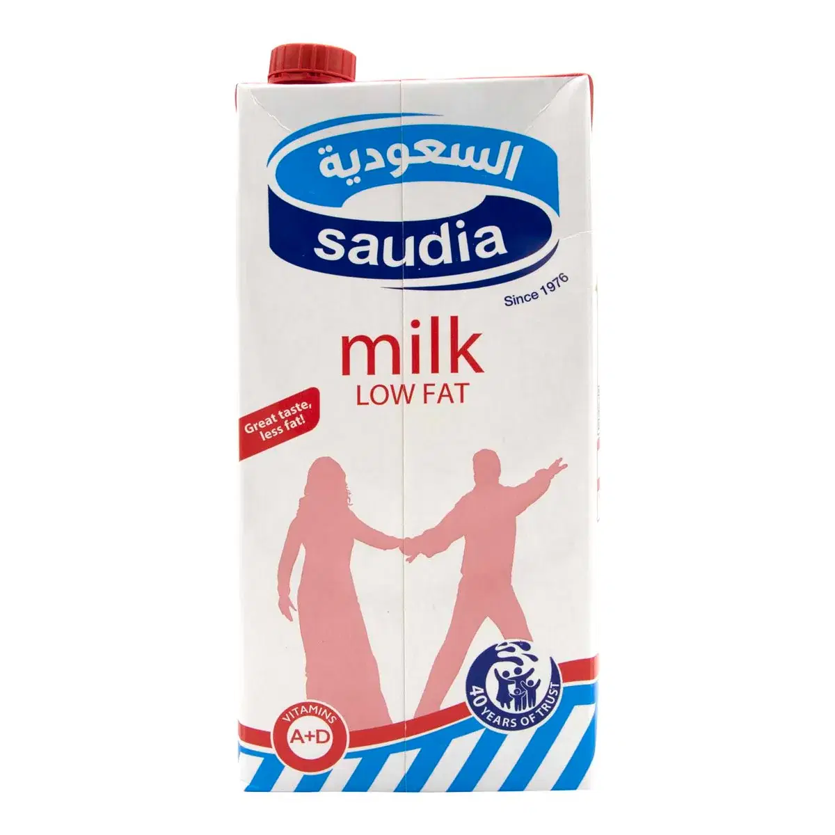 حليب السعودية قليل الدسم 1 لتر