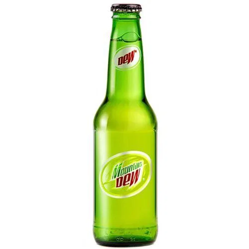MOUNTAIN DEW GLASS BOTTLE