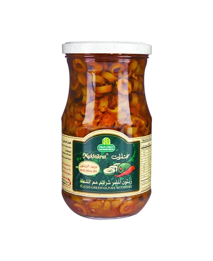 مختارات زيتون اخضر شرائم بالفلفل 325 جرام
