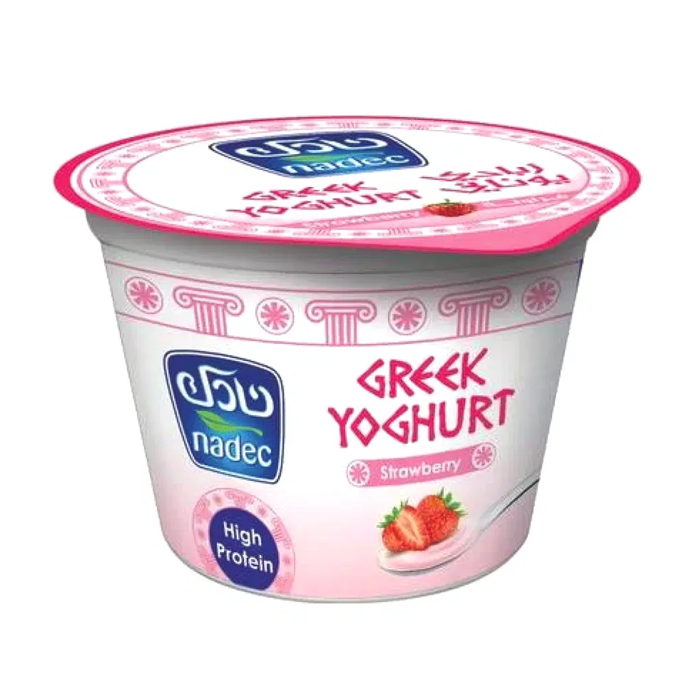 NADEC YOGURT GREEK STRAWBERRY