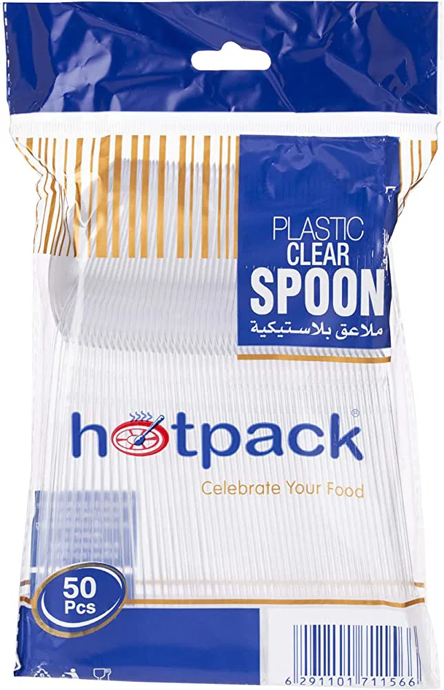 PLASTIC CLEAR SPOON