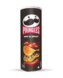 PRINGLES HOT & SPICY CHIPS – image 1