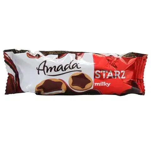 STAR AMADA MILK CHOCOLATE BISCUITS