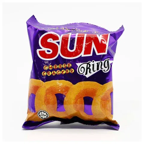 SUN RING PUFFED CRACKERS CHEESE