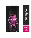 شامبو صن سيلك لمعان ساحر للشعر الأسود 400 مل – image 1