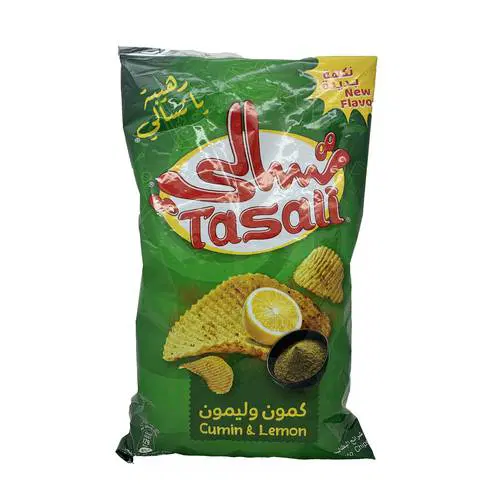 TASALI POTATO CHIPS CUMIN & LEMON
