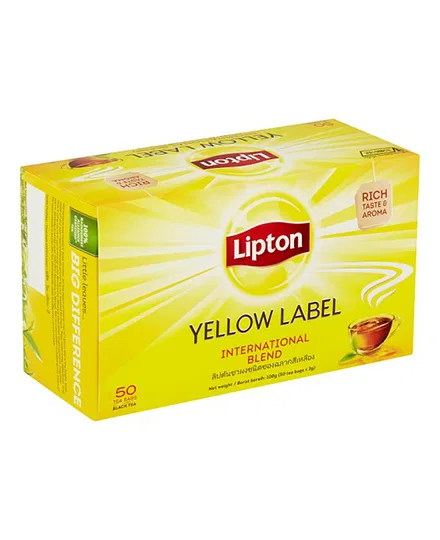 TEA LIPTON YELLOW LABEL