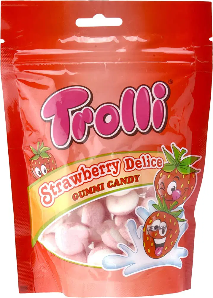 TROLLI STRAWBERRY GUMMI CANDY