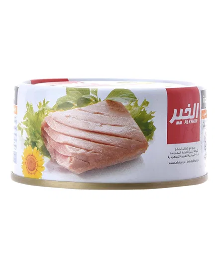 تونة الخير بزيت دوار الشمس 185 جرام