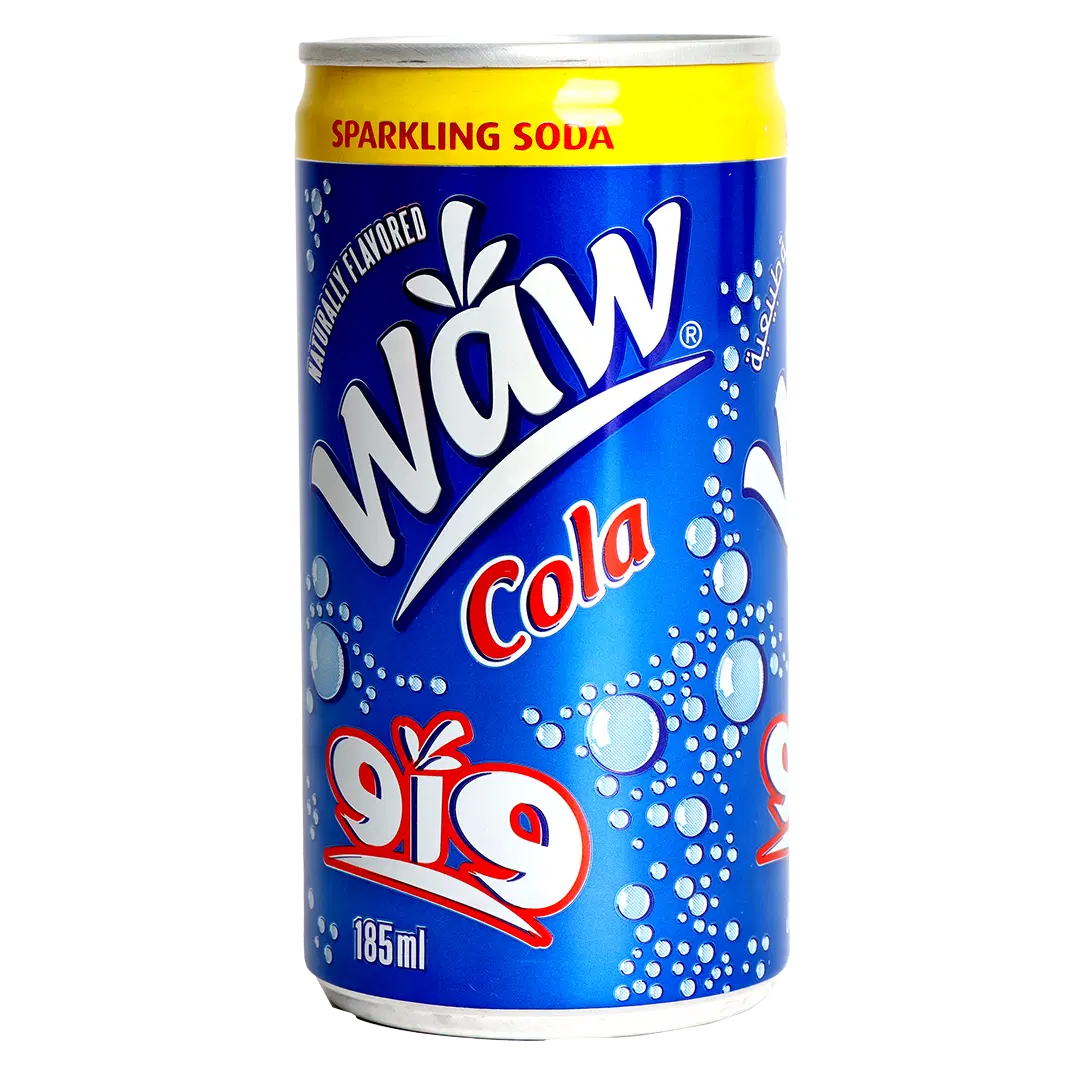 WAW SPARKLING DRINK COLA