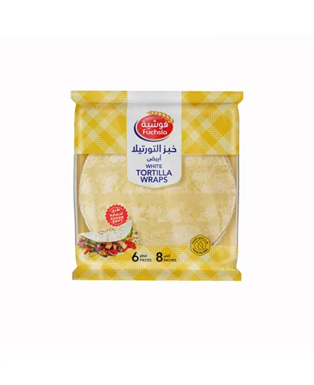 FUCHSIA TORTILLA WRAPS WHITE