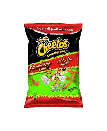 CHEETOS PUFFED CORN CRUNCHY FLAMIN HOT LIME