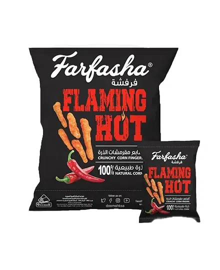 FARFASHA CRUNCHY CORN FLAMING HOT 20