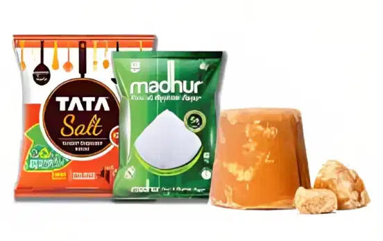 Salt, Sugar & Jaggery