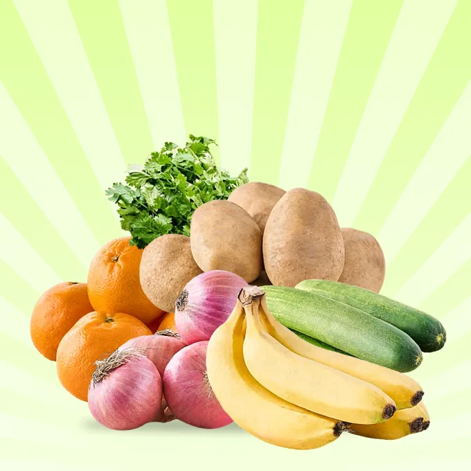 Fruits Vegetables & Meat