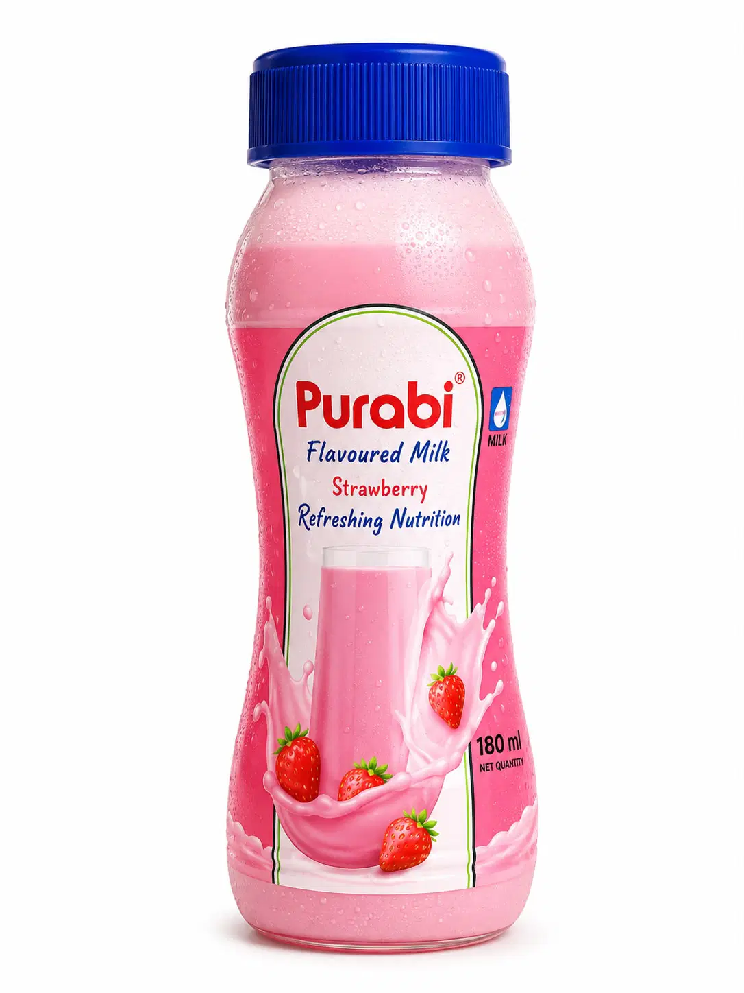 Purabi Flavoured Milk Strawberry