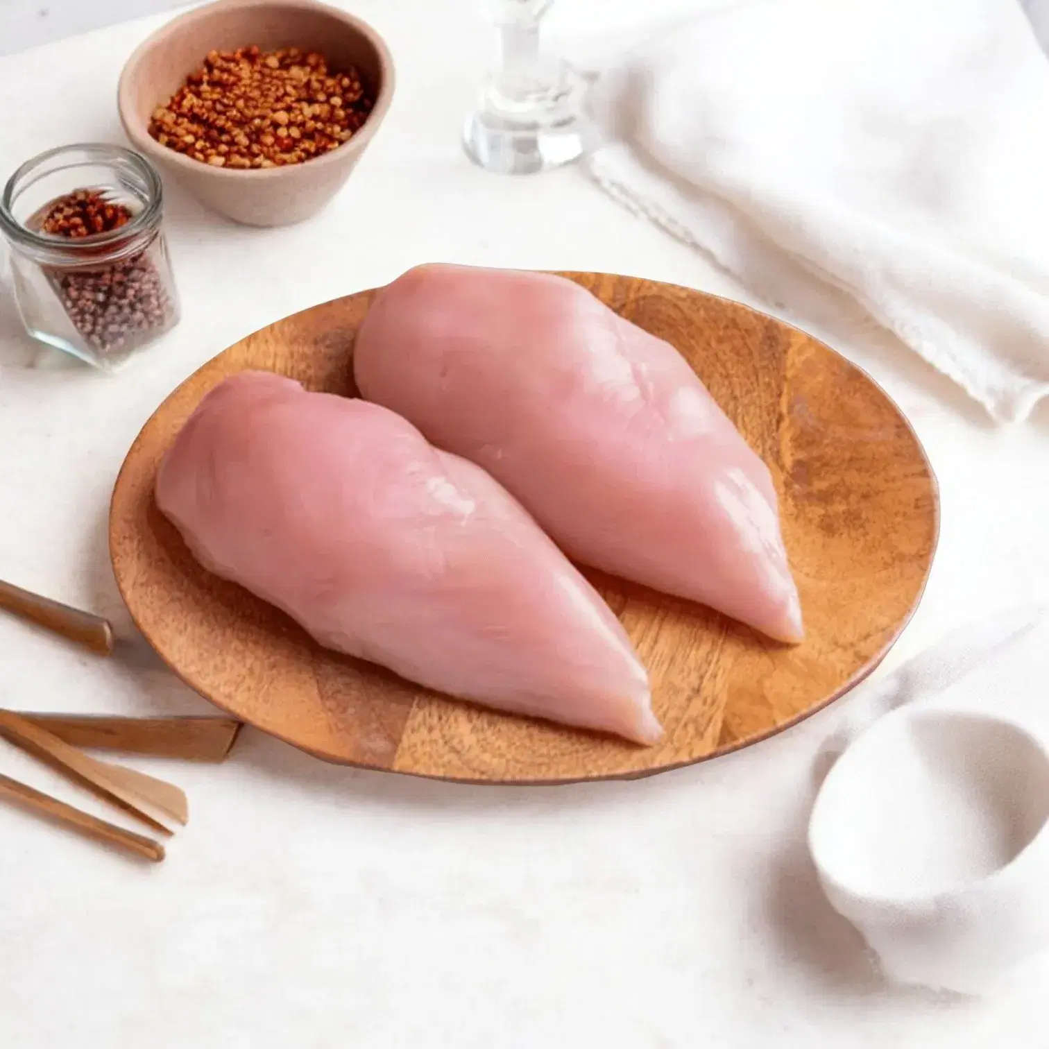 Fresh Chicken Breast - Boneless (Whole)