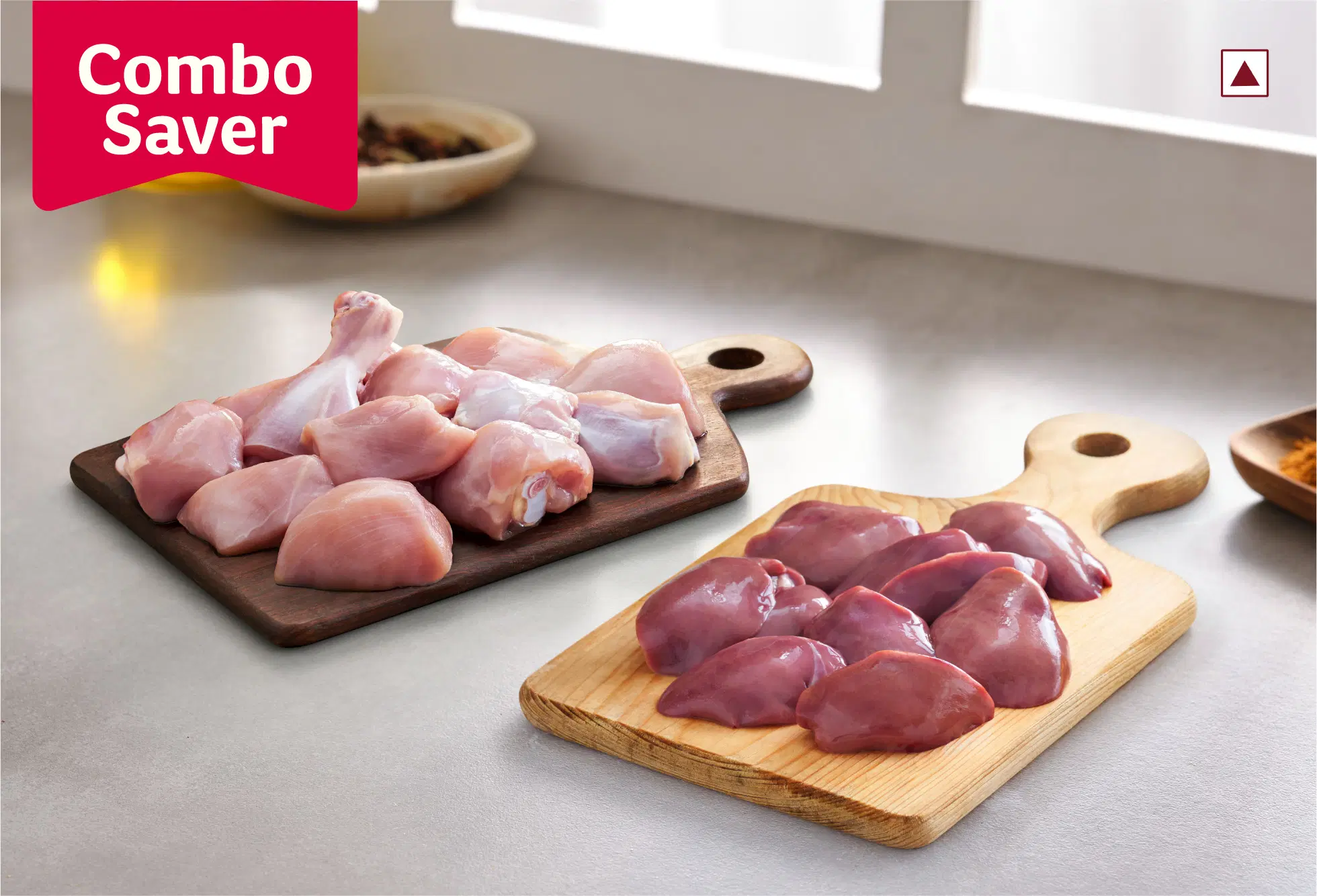 Chicken Curry Cut (Small- 16 to 18 pcs) + Chicken Liver and Gizzard (Free)