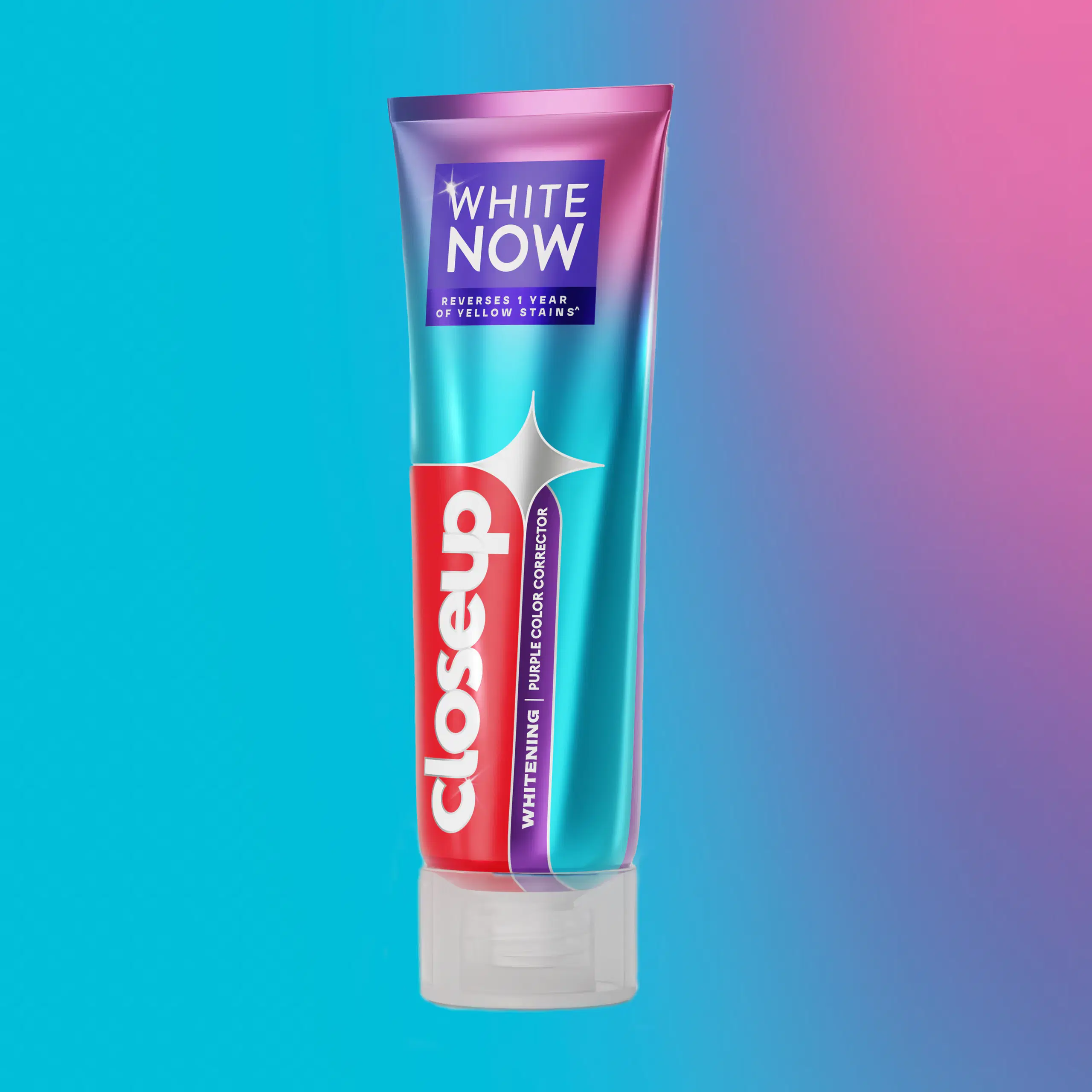 Closeup Whitening Purple color Corrector Toothpaste