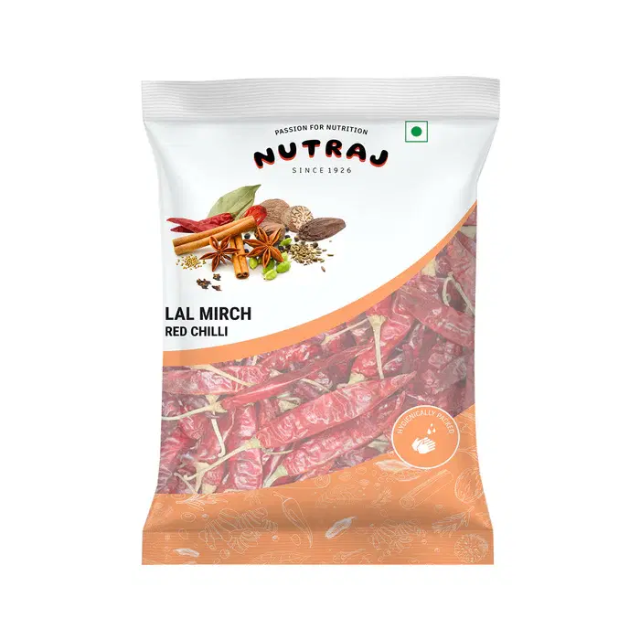 Nutraj Classic Red Chilli with Stem (Lal Mirchi)