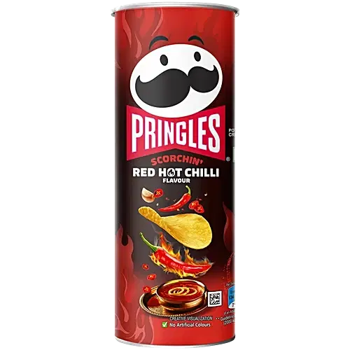 Pringles Scorchin Red Hot Chilli Flavour