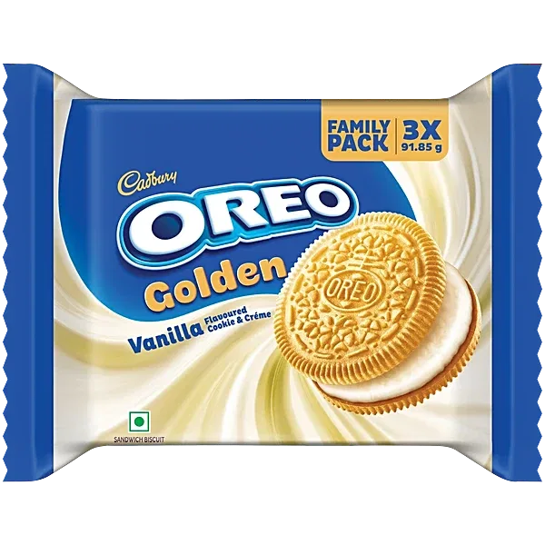 Cadbury Oreo Golden Vanilla Biscuit Family Pack