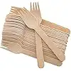 Disposable Wooden Fork  – image 1