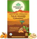 Organic India Green Tea Tulsi Ginger – image 1